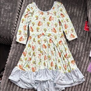 Bamboo Dress with Ruffle Hem by Free Birdees